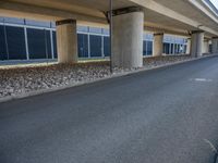 Underpass in Berlin, Germany: Concrete Bridge Connecting Highways