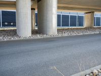 Underpass in Berlin, Germany: Concrete Bridge Connecting Highways