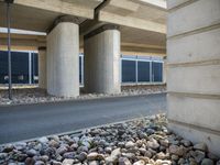 Underpass in Berlin, Germany: Concrete Bridge Connecting Highways