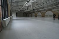 Berlin Germany Warehouse with Symmetrical Wood Floors