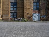 Concrete Surface of Berlin's Graffiti-Laden Roads