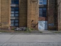 Concrete Surface of Berlin's Graffiti-Laden Roads