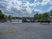 Berlin Harbor: River View Overlooking the Ocean from the Jetty