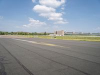 Berlin Landscape with Asphalt Road and Buildings