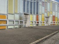 Berlin Mixed-Use Property: Yellow Line and Glass Walls