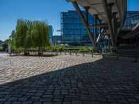 Berlin's Modern Architecture Under Clear Skies