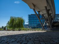 Berlin's Modern Architecture Under Clear Skies