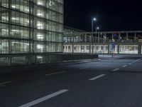 Night View of Berlin's Modern Architecture