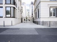 Berlin Neighborhood with Modern and Classic Architecture
