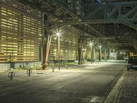 Berlin Night: Bridge and City Lights