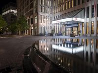 Berlin Night City: Light Reflections and Urban Scenes
