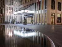 Berlin Night City: Light Reflections and Urban Scenes