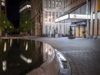 Berlin Night City: Light Reflections and Urban Scenes