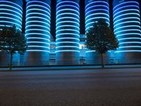 Berlin Night: City Lights by the River in Germany