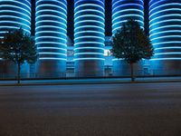 Berlin Night: City Lights by the River in Germany