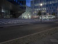 Berlin Night: Modern Architecture in Business District 002