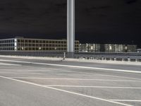 the asphalt has been smoother and is clean at night time outside the airport terminal