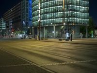 Berlin Night Skyline: The Heart of the Business District