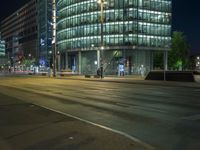 Berlin Night Skyline: The Heart of the Business District