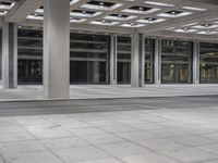 Berlin Night Skyline: Glass Facades Illuminated