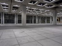 Berlin Night Skyline: Glass Facades Illuminated