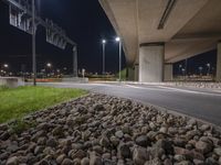 Night in Berlin: Urban Architecture and Bridges