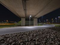 Night in Berlin: Urban Architecture and Bridges