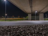 Night in Berlin: Urban Architecture and Bridges