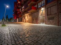 Berlin Night: Urban Courtyard