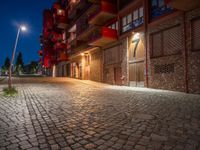 Berlin Night: Urban Courtyard