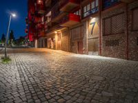 Berlin Night: Urban Courtyard