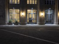 Berlin Night View of Business District 001