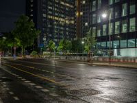 Berlin Night View: The Modern Business District