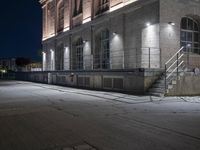 Nighttime Architecture in Berlin: A Clear Sky View