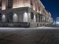 Nighttime Architecture in Berlin: A Clear Sky View