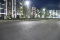 Nighttime Cityscape in Berlin, Germany