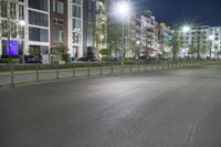 Nighttime Cityscape in Berlin, Germany