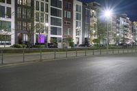 Nighttime Cityscape in Berlin, Germany