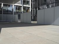 Berlin Office Building with Glass Walls and Concrete Design 003