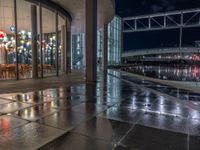 Berlin Office Building Overlooking River Canal