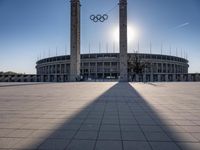 Berlin Olympic Stadium on a Sunny Day