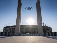 Berlin Olympic Stadium on a Sunny Day