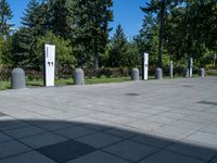 Berlin Parking Lot: A Clear Sky Day