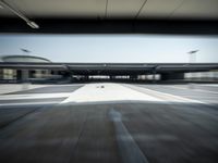 Parking Lot in Berlin: Low Angle View