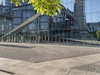 Berlin Plaza: Cobblestones and Reflections