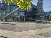 Berlin Plaza: Cobblestones and Reflections