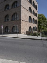 Residential Area in Berlin: Daytime Facades in the Neighborhood