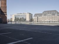 Berlin Residential Area: A Spacious Parking Lot