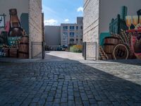 Berlin Restaurant: Cozy Cobblestone Street View