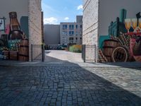 Berlin Restaurant: Cozy Cobblestone Street View